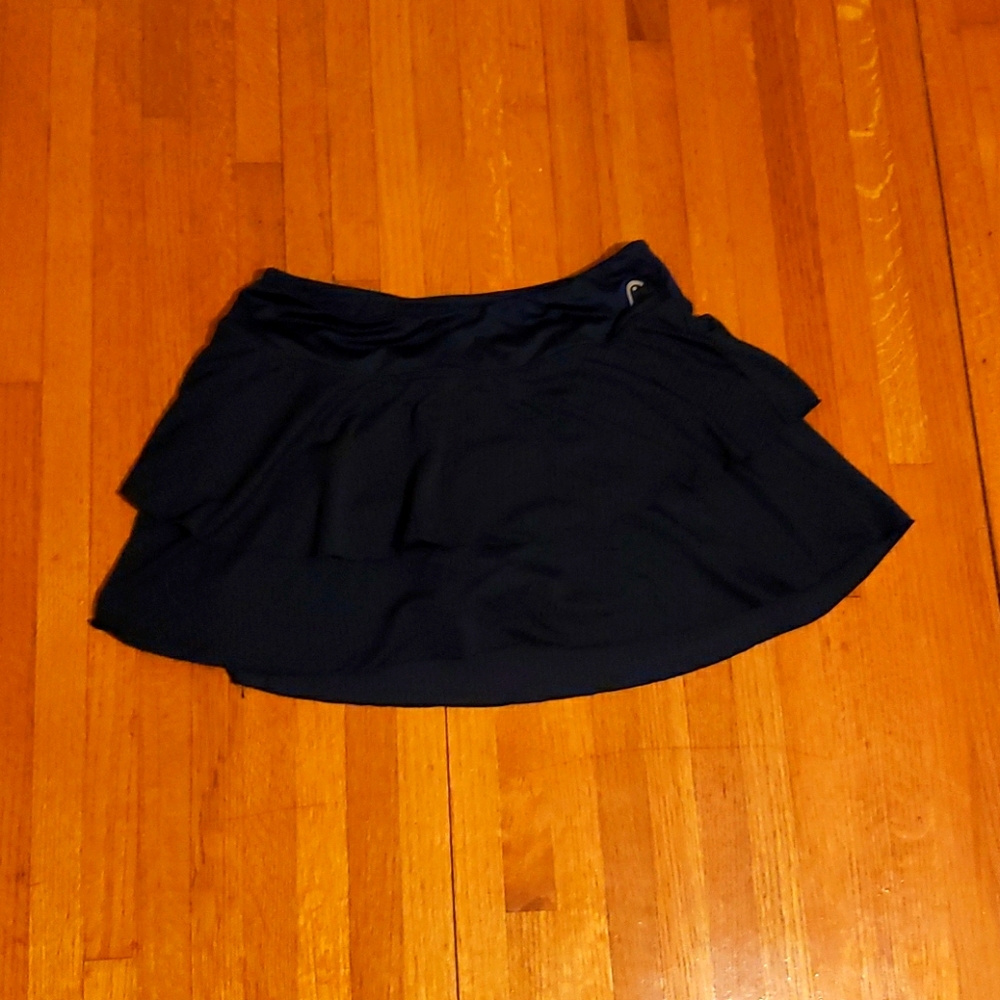 Womens navy blue tennis skirt